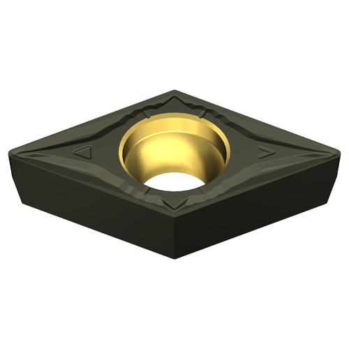 Sumitomo 19T1DCU | DCMT21.51EGU-AC4010K 0.2500" Circle Diameter x 2.80mm Hole Diameter x 0.0157" Radius Absotech Coated Carbide Turning Insert