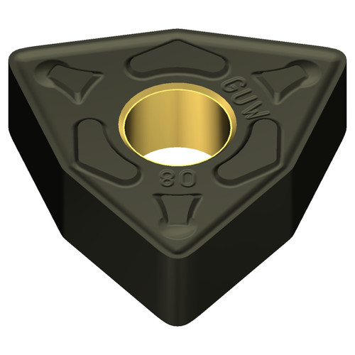 Sumitomo 19T2824 | WNMG432EGUW-AC4015K 0.5000" Circle Diameter x 5.16mm Hole Diameter x 0.0315" Radius Absotech Coated Carbide Turning Insert