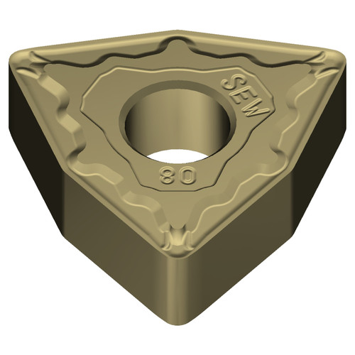 Sumitomo 19W1CDE | WNMG433ESEW-AC8020P 0.5000" Circle Diameter x 5.16mm Hole Diameter x 0.0472" Radius Absotech Coated Carbide Turning Insert
