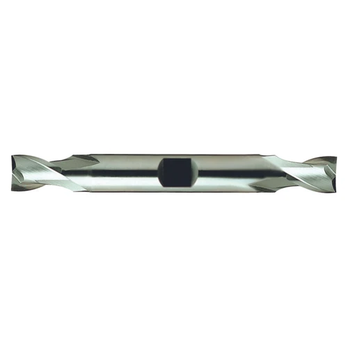 YG1 11118HC | 25/32" Diameter x 7/8" Shank x 1-9/16" LOC x 5-1/2" OAL x 30 Degree Helix Angle 2 Flute TiCN Coated HSS E1050 Double Ended Square End Mill