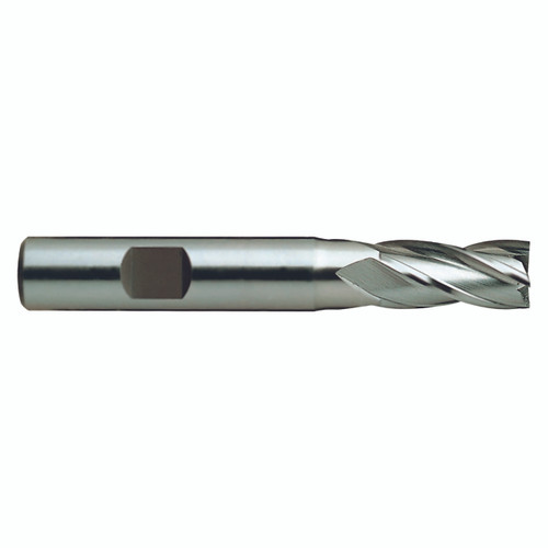 YG1 16032 | 20.00mm Diameter x 5/8" Shank x 1-7/8" LOC x 4-1/8" OAL x 30 Degree Helix Angle 4 Flute Bright Coated HSS E1483 Square End Mill