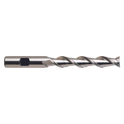 YG1 19051HF | 5/16" Diameter x 3/8" Shank x 2" LOC x 3-3/4" OAL x 42 Degree Helix Angle 2 Flute TiAlN-Futura Coated HSS E1072 Extra Long Square End Mill