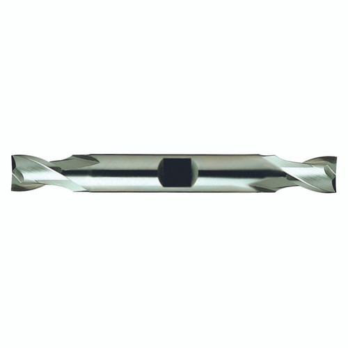 YG1 11384CE | 27/32" Diameter x 7/8" Shank x 1-9/16" LOC x 5-1/2" OAL x 30 Degree Helix Angle 2 Flute TiAIN E Coated HSSCo8 E2050 Double Ended Square End Mill