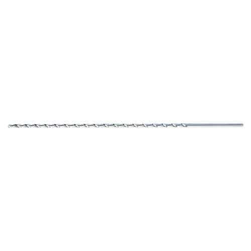 Nachi 1054529 | 11/64" Diameter x 11/64" Shank x 12" OAL 2 Flute Un (Bright) Coated HSS Extra Long Drill Bits