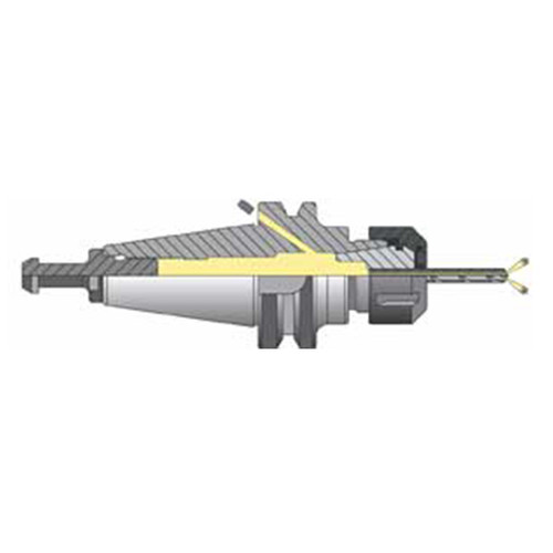 Techniks 22253F | CAT40 Taper x 2.500" Shank x 2.760" Length ER32 Steel Collet Chuck