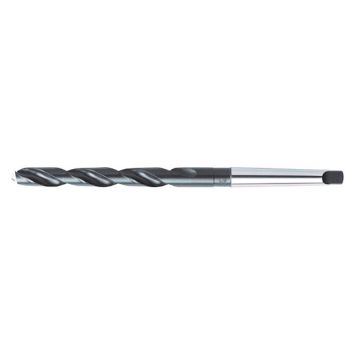Nachi 1269956 | 1-23/64 Diameter x 4.00mm Shank x 14-1/2" OAL 2 Flute BLACK OXIDE Coated HSS Length Taper Shank Drill