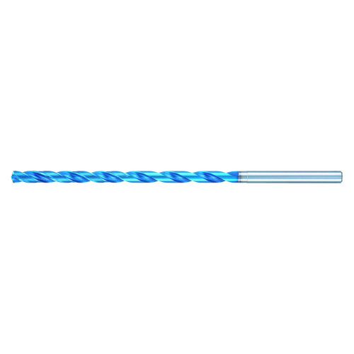 Nachi 1519298 | 1/2" Diameter x 13.00mm Shank x 294.00mm OAL 2 Flute Aqua EX Coated Carbide Extra Long Drill Bit