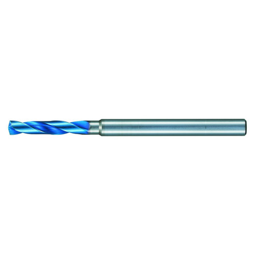 Nachi 0733369 | 8.23mm Diameter x 9.00mm Shank x 100.00mm OAL 2 Flute Aqua EX Coated Carbide Pilot Drill Bit