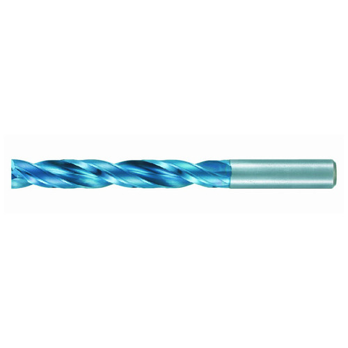 Nachi 0720579 | 11.10mm Diameter x 12.00mm Shank x 146.00mm OAL 2 Flute Aqua EX Coated Carbide Screw Machine Length Drill Bit