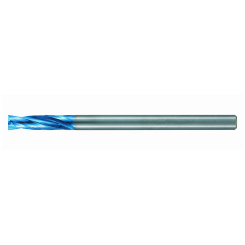 Nachi 0718101 | 7.00mm Diameter x 6.00mm Shank x 120.00mm OAL 2 Flute Aqua EX Coated Carbide Flat Bottom Stub Drill Bit