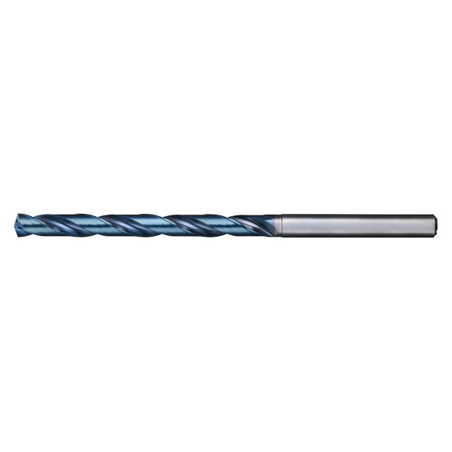 Nachi 1570360 | 14.30mm Diameter x 16.00mm Shank x 230.00mm OAL 2 Flute REVO-D Coated Carbide Screw Machine Length Drill Bit