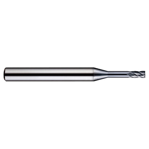 YG1 GMF28901 | 3/64" Diameter x 3/16" Shank x 1/16" LOC x 2" OAL x 30 Degree Helix Angle 4 Flute Y-Coated Carbide GMF28 Square End Mill