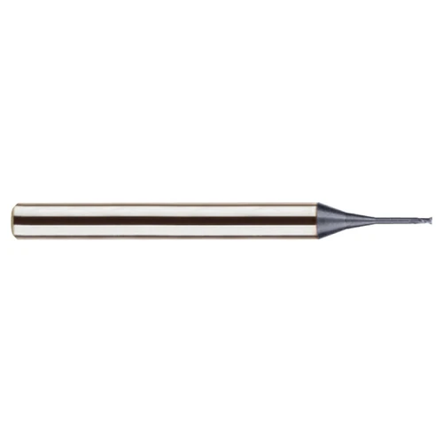 YG1 SEM84502035 | 0.0787" Diameter x 0.1575" Shank x 0.1181" LOC x 2.7559" OAL 2 Flute AlCrN Coated Carbide Helix Rib Square End Mill