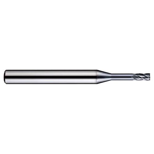 YG1 SEME7301204 | 1.20mm Diameter x 4.00mm Shank x 1.80mm LOC x 4.00mm LBS x 50.00mm OAL x 30 Degree Helix Angle 4 Flute Y-Coated Carbide SEME73 Helix Rib Square End Mill