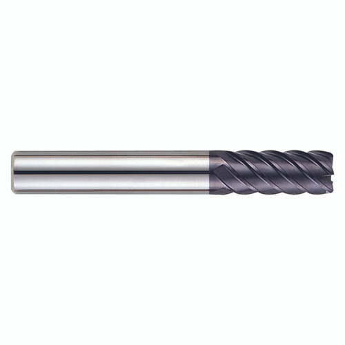 YG1 EM812901 | 0.5500" Diameter x 0.6299" Shank x 1.0236" LOC x 3.2677" OAL 6 Flute ALTiN Coated Carbide Square End Mill YG1 EM812901 | 0.5500" Diameter x 0.6299" Shank x 1.0236" LOC x 3.2677" OAL 6 Flute ALTiN Coated Carbide Square End Mill