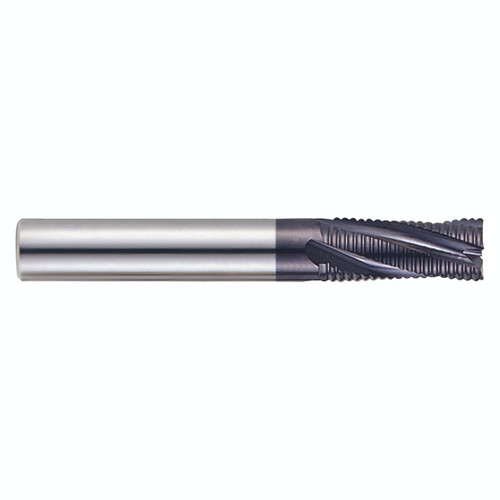 YG1 EM814250 | 0.9800" Diameter x 0.9843" Shank x 1.7717" LOC x 4.7638" OAL 5 Flute ALTiN Coated Carbide Roughing End Mill YG1 EM814250 | 0.9800" Diameter x 0.9843" Shank x 1.7717" LOC x 4.7638" OAL 5 Flute ALTiN Coated Carbide Roughing End Mill