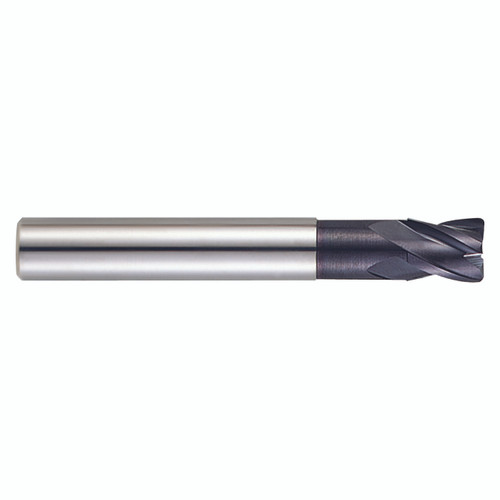 YG1 EM839020 | 2.00mm Diameter x 6.00mm Shank x 2.50mm LOC x 50.00mm OAL x 0.20mm Radius x 30 Degree Helix Angle 4 Flute ALTiN Coated Carbide Corner Radius End Mill