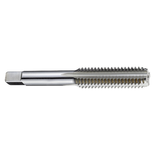YG1 T7A16328 | UNC #10-24 Size x 22.35mm Thread Length x 4.90mm Shank x 60.45mm OAL H3 Bottoming Chamfer Type 2 Flute Bright Coated HSS T7A16 Straight Flute Tap