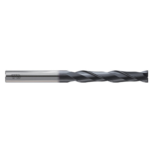 YG1 E5H83001 | 1/64" Diameter x 1/8" Shank x 0.046" LOC x 1-1/2" OAL x 30 Degree Helix Angle 4 Flute Bright Coated Carbide E5H83 Stub Length Square End Mill
