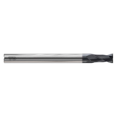 YG1 G9H86045N | 4.50mm Diameter x 5.00mm Shank x 16.00mm LOC x 51.00mm OAL x 30 Degree Helix Angle 2 Flute X-Coated Carbide G9H86 Square End Mill