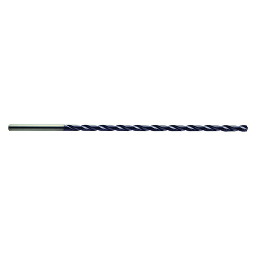 YG1 DHM30008F | 1/8" Diameter x 6.00mm Shank x 117.00mm Flute Length x 157.00mm OAL x 140 Degree Point Angle 2 Flute TiAlN Coated Carbide DHM30 MQL Dream Drill