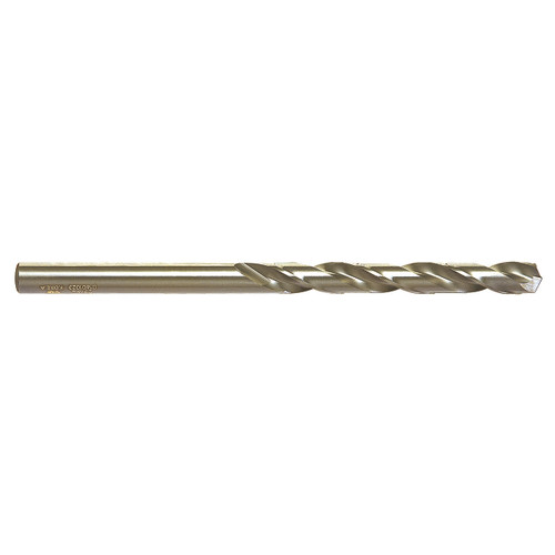 YG1 DL603227 | #30 Diameter x 0.128" Shank x 1-5/8" Flute x 6" OAL x 135 Degree Point Angle 2 Flute Bright Coated HSS Co5 DL603 Aircraft Extension Drill