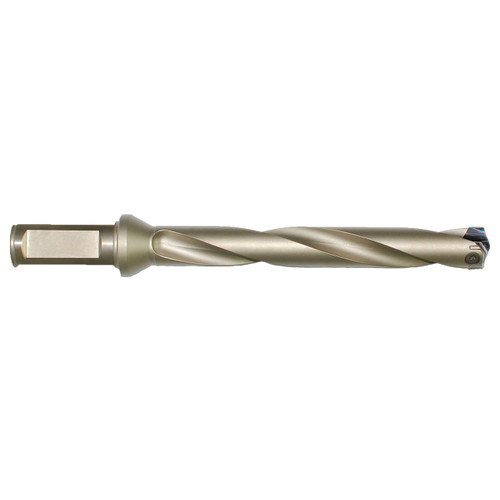 YG1 ZI0302 | 1.122" Minimum Diameter x 1.125" Maximum Diameter x 1-1/4" Shank x 3-23/64" Maximum Drill Depth x 7-1/16" OAL 2 Flute Nickel-Based Coated Alloy Steel ZI Dream Drill Holder
