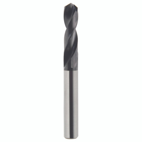 YG1 M16003 | #3 Diameter x 0.2500" Shank x 3.0625" OAL 2 Flute TiAlN Coated Premium HSS-PM Stub Drill