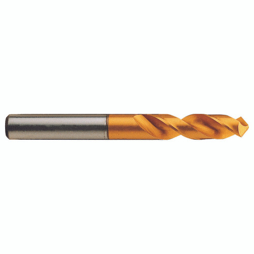 YG1 0511JCN | 0.2008" Diameter x 0.2008" Shank x 2.7559" OAL 120 Degree 2 Flute TiN Coated HSS EX Screw Machine Length Drill Bit