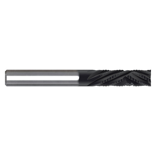 YG1 URT5P1AO0375 | 3/8" Diameter x 3/8" Shank x 1" LOC x 3" OAL x 30/30 Degree Helix Angle 6 Flute Diamond Coated Micro Grain Carbide URT5P1AO Spiral Router Bit