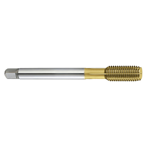 YG1 TTS68467 | UNF 5/16"-24 Size x 10.59mm Thread Length x 8.08mm Shank x 69.09mm OAL x 45 Degree Helix Angle H7 5 Flute TIN Coated HSS-PM TTS68 Thread Forming Tap