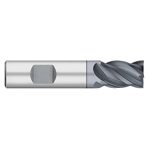 Titan USA TC21173 | 0.5000" (1/2) Diameter x 0.5000" (1/2) Shank x 0.6250" (5/8) LOC x 2.5000" (2-1/2) OAL 4 Flute AlCrO-MAX Coated Carbide Square End Mill