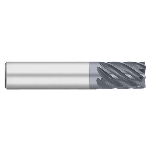 Titan USA TC64803 | 0.5000" (1/2) Diameter x 0.5000" (1/2) Shank x 0.6250" (5/8) LOC x 2.5000" (2-1/2) OAL 7 Flute AlCrO-MAX Coated Carbide Square End Mill