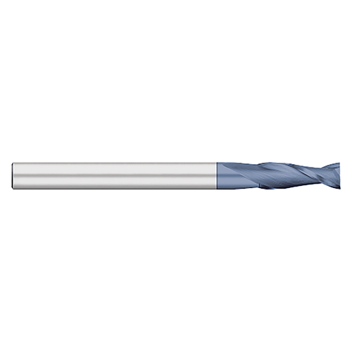 Titan USA TC17148 | 0.7500" (3/4) Diameter x 0.7500" (3/4) Shank x 3.0000" (3) LOC x 6.0000" (6) OAL 2 Flute ALTIN Coated Carbide Square End Mill