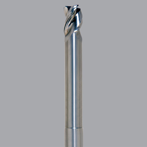 Onsrud AMC710623 | 0.500" Diameter x 0.500" Shank x 0.625" LOC x 6.000" OAL x 0.120" Radius 3 Flute Solid Carbide Corner Radius End Mill
