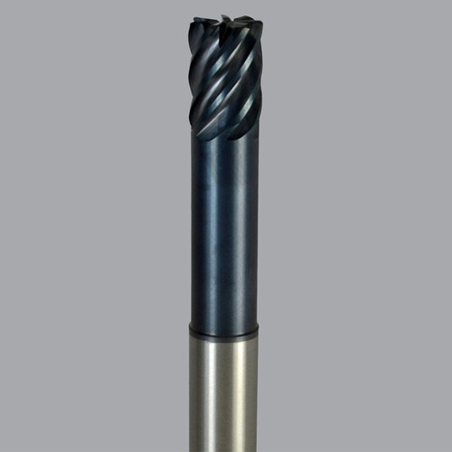 Onsrud EMC700285 | 0.500" Diameter x 0.500" Shank x 0.625" LOC x 5.000" OAL x 0.120" Radius 7 Flute Solid Carbide Corner Radius End Mill