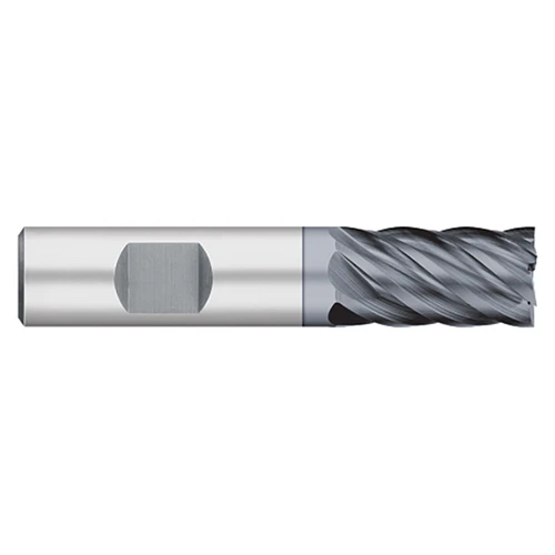 Titan USA TC64416 | 0.5000" (1/2) Diameter x 0.5000" (1/2) Shank x 0.6250" (5/8) LOC x 2.5000" (2-1/2) OAL 6 Flute AlCrO-MAX Coated Carbide Square End Mill