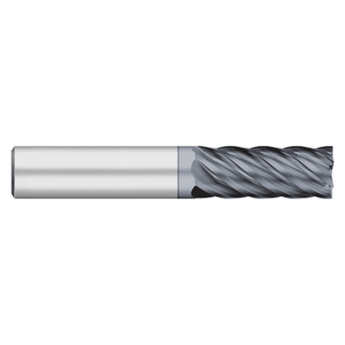 Titan USA TC64516 | 0.2500" (1/4) Diameter x 0.2500" (1/4) Shank x 0.7500" (3/4) LOC x 2.5000" (2-1/2) OAL 6 Flute AlCrO-MAX Coated Carbide Square End Mill
