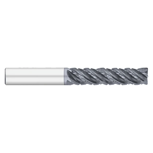 Titan USA TC13383 | 0.3750" (3/8) Diameter x 0.3750" (3/8) Shank x 0.0300" Radius 3.0000" (3) OAL 5 Flute ALCRO-MAX Coated Carbide Corner Radius End Mill