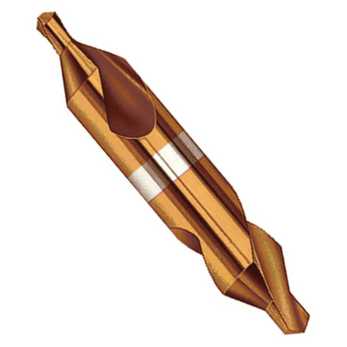 Magafor 80091500B00 | #0000 Size x 0.0150" Diameter x 1/8" Shank x 1-1/4" OAL 60 Degree Angle Red'X Coated Combination Drill & Countersink