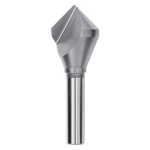 Magafor 84421158700 | 5/8" Diameter x 3/8" Shank x 2-1/4" OAL 90 Degree Angle Single Flute HSS-E Cobalt Countersink