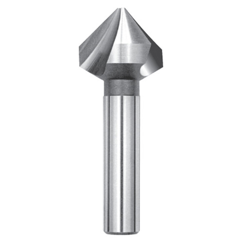 Magafor 84433205000 | 0.8070" Diameter x 0.3940" Shank x 2-5/16" OAL 120 Degree Angle 3 Flute HSS-E Cobalt Countersink