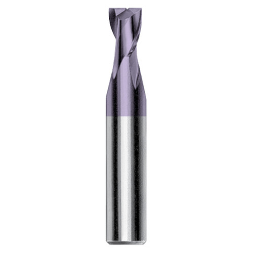 Magafor 888500H0370 | 0.1457" Diameter x 0.1570" Shank x 0.3900" Flute Length x 1-3/4" OAL Hard'X Coated Square End Miniature End Mill