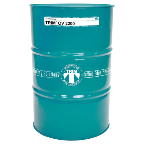 Master Fluid Solutions OV2200-54G | TRIM OV 2200 Straight Oil Cutting and Grinding Fluid - 54 Gallon Drum