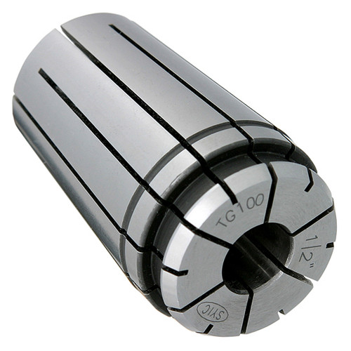 Techniks 04010-23/32 | 0.703" - 0.719" Capacity x 23/32" Shank x 1.379" Width TG100 Steel Super Precision Collet
