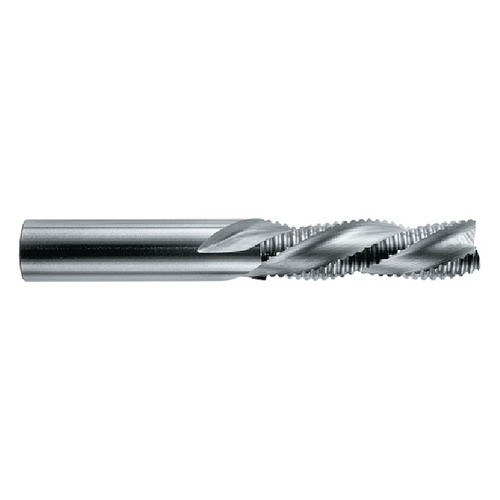 RobbJack WRD-301-20 | 0.625" Diameter x 0.625" Shank x 4.625" OAL 3 Flute Uncoated Roughing End Mill