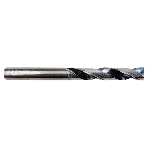 RobbJack FBD-201-04 | 0.125" Diameter x 0.125" Shank x 1.500" OAL 2 Flute Uncoated Square End Mill