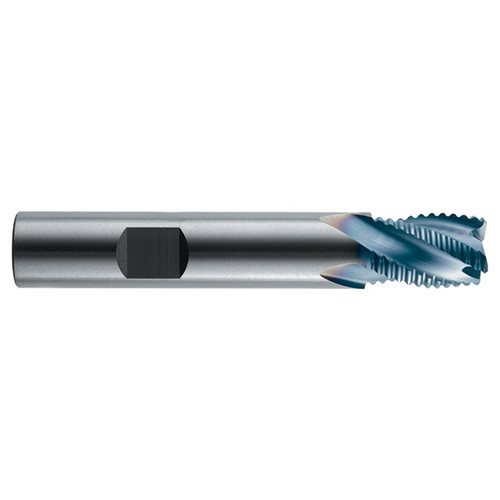 RobbJack STR-401-14-A | 0.438" Diameter x 0.438" Shank x 2.750" OAL 4 Flute AlTiN Coated Roughing End Mill