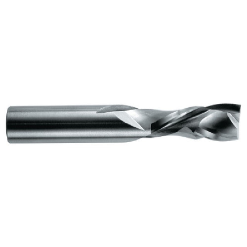 RobbJack HB-402-08 | 0.2500" Diameter x 0.2500" Shank x 2.5000" OAL 2 Flute Uncoated Square End Mill