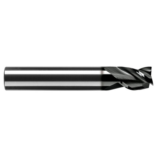 RobbJack ST-341-04 | 0.1250" Diameter x 0.1250" Shank x 1.5000" OAL 3 Flute Uncoated Corner Chamfer End Mill